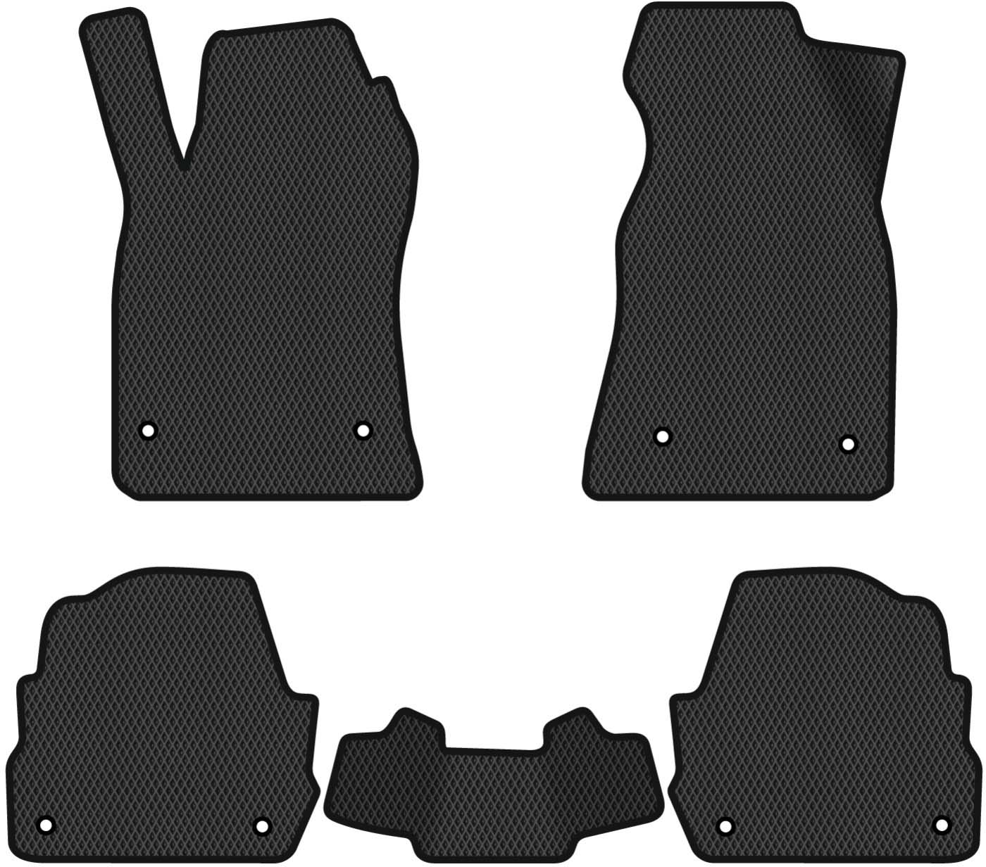 EVA коврики в салон авто EVAtech для A6 (C5) 4WD Audi 1997-2001 2 поколение Combi EU (AU11282C5AV8RBB)