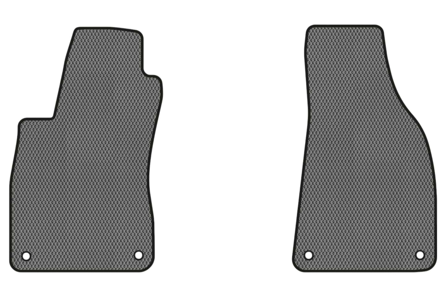 EVA коврики в салон авто передние EVAtech для A4 (B6) AT Audi 2000-2004 2 поколение Cabrio EU (AU11497AG2AV4RGB)
