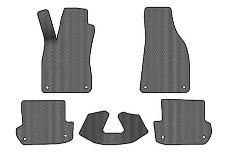 EVA килимки в салон авто EVAtech для A4 (B6) AT Audi 2000-2004 2 покоління Cabrio EU (AU11497CV5AV8SGB)