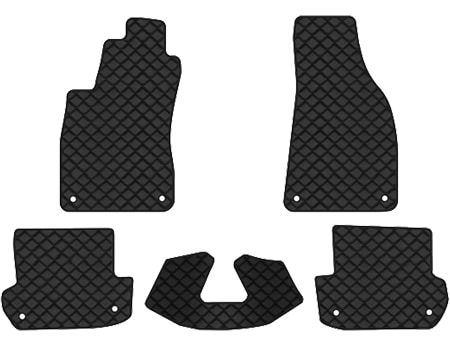 Фото - Коврики из экокожи в салон авто EVAtech ECO для A4 (B6) MT Audi 2000-2004 2 поколение Cabrio EU (AU11498CG5AV8BBB)