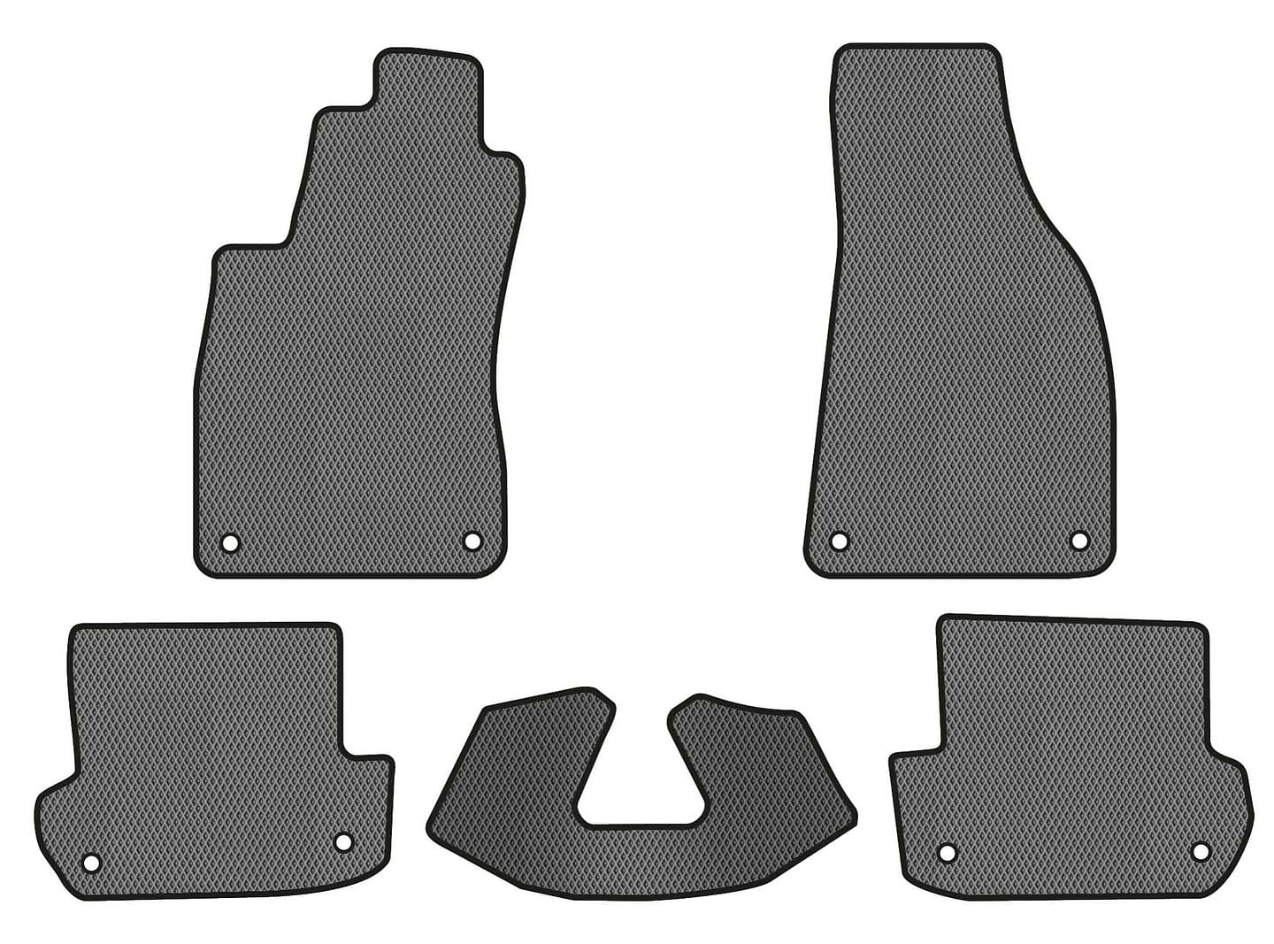 EVA коврики в салон авто EVAtech для A4 (B6) MT Audi 2000-2004 2 поколение Cabrio EU (AU11498CG5AV8RGB)