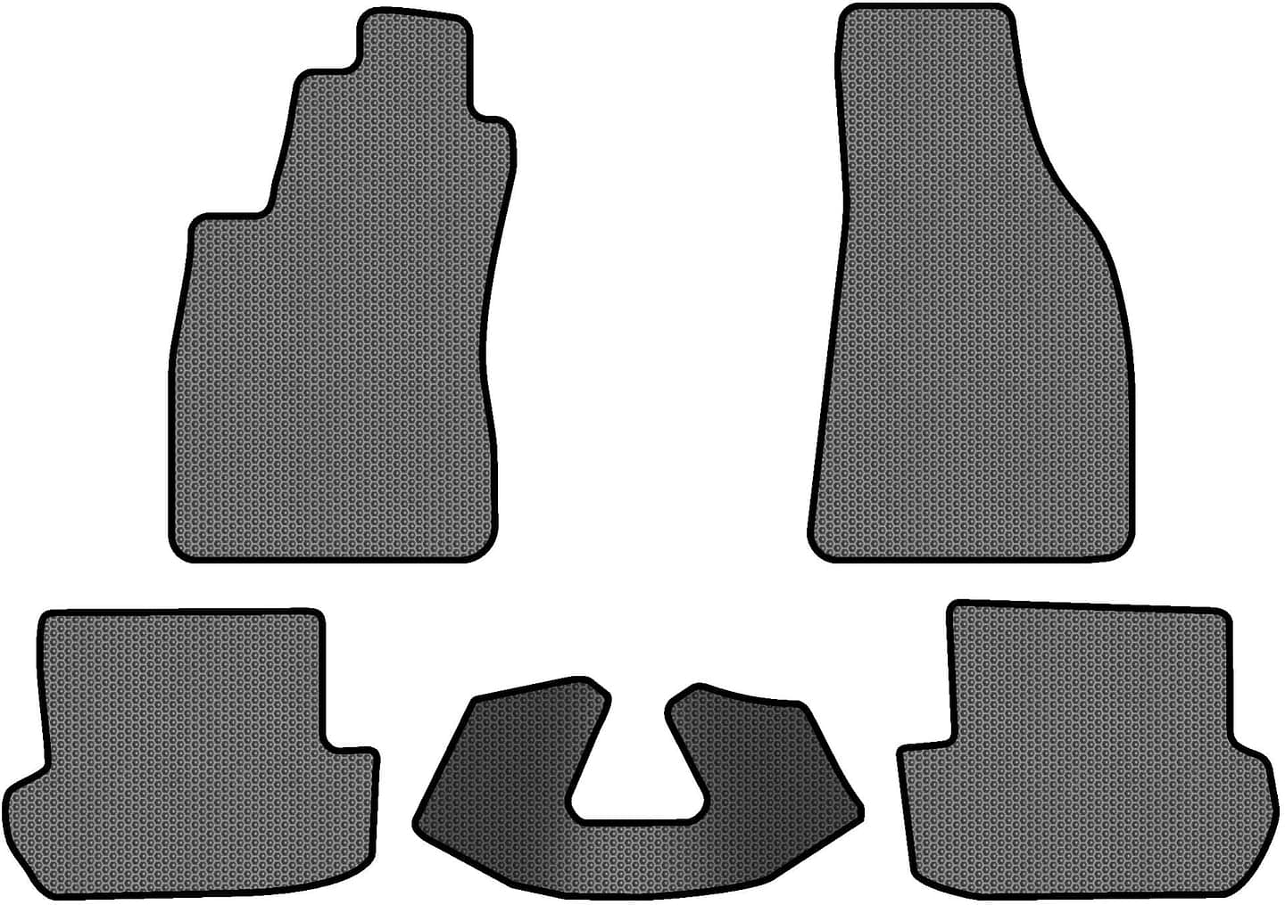 EVA коврики в салон авто EVAtech для A4 (B6) MT Audi 2000-2004 2 поколение Cabrio EU (AU11498CG5SGB)