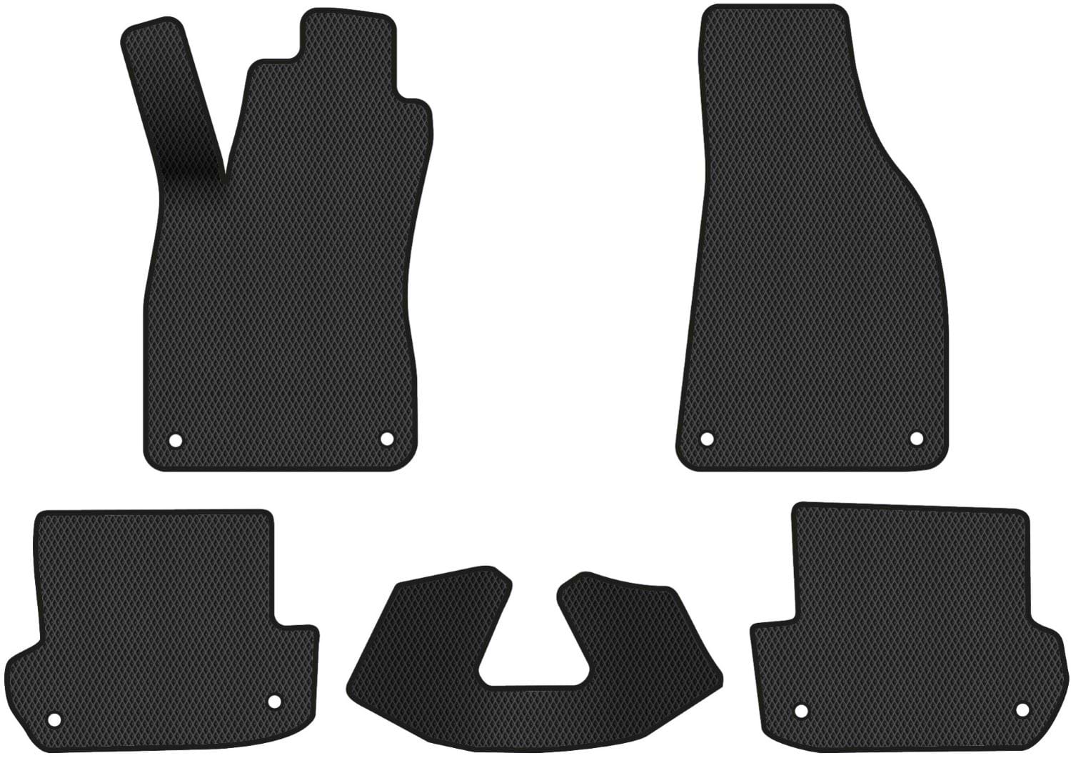 EVA коврики в салон авто EVAtech для A4 (B6) MT Audi 2000-2004 2 поколение Cabrio EU (AU11498CV5AV8RBB)