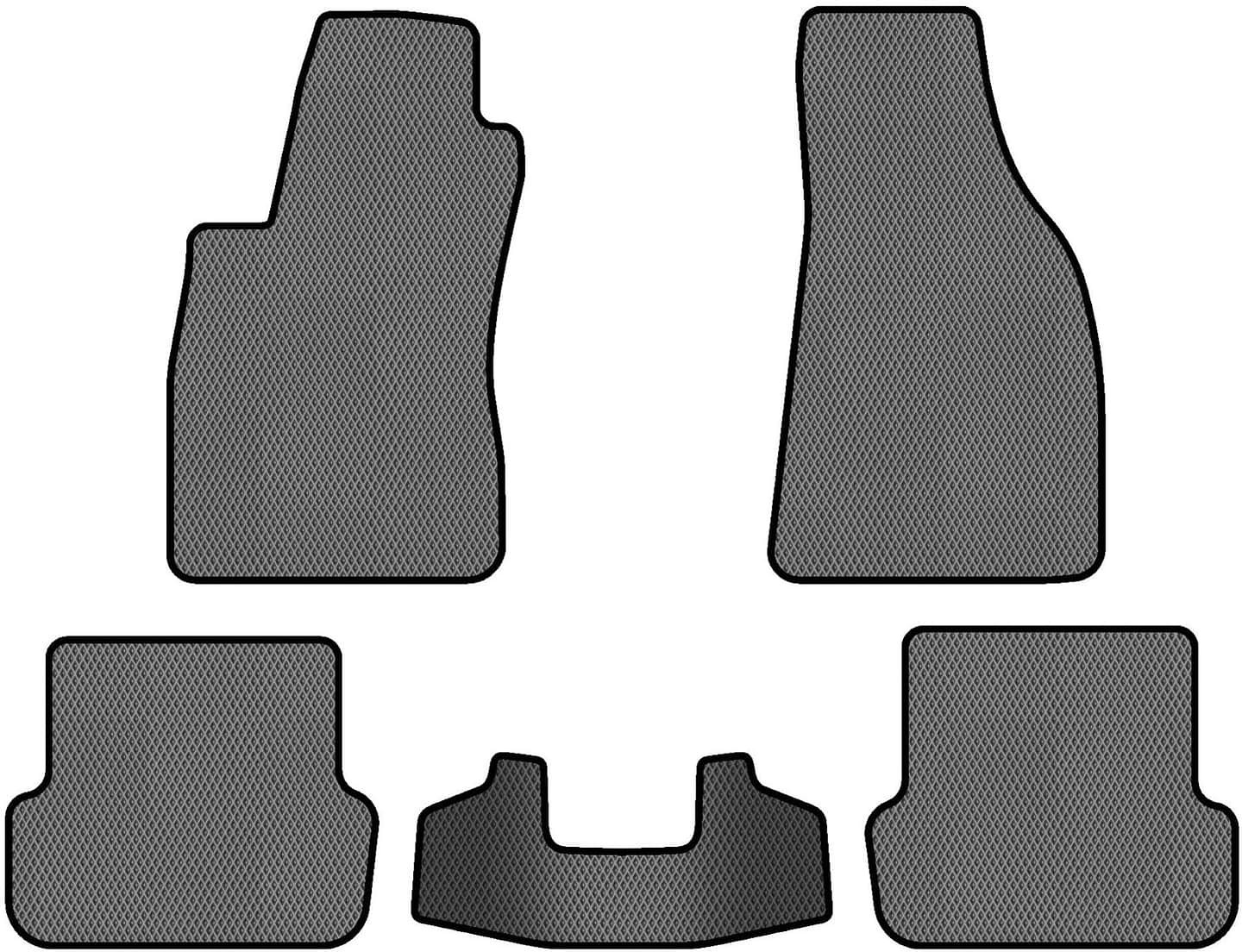EVA коврики в салон авто EVAtech для A4 (B6) AT Audi 2000-2004 2 поколение Combi EU (AU12130CG5RGB)