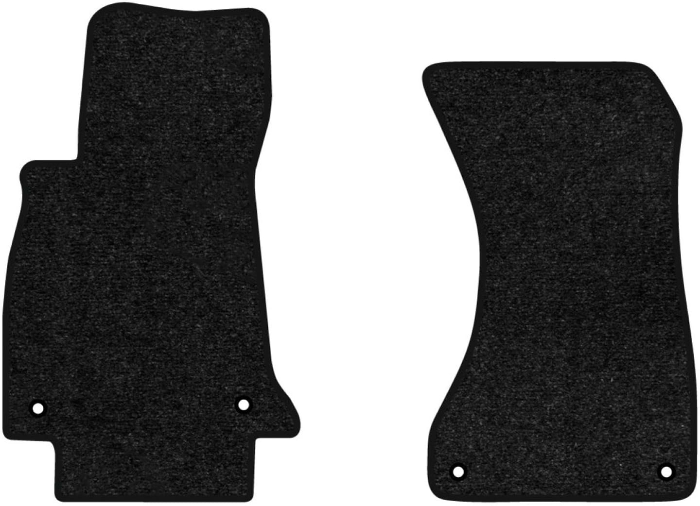 Килимки ворсові в салон авто EVAtech Standard для Audi A5 Sportback (F5) 2016 2 покоління Liftback USA чорний кант AU12396AB2AV4VEB