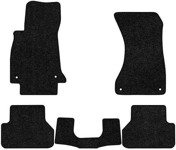 Фото - Коврики ворсовые в салон авто EVAtech Standard для Audi A5 Sportback (F5) 2016 2 поколение Liftback USA черный кант AU12396CBB5AV4VEB