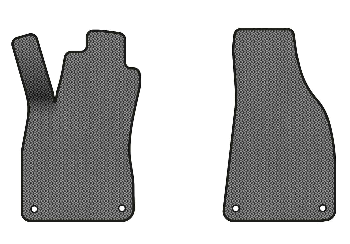 EVA килимки в салон авто передні EVAtech для A4 (B6) MT (4 clips) Audi 2000-2004 2 покоління Combi EU (AU12401AV2AV4RGB)