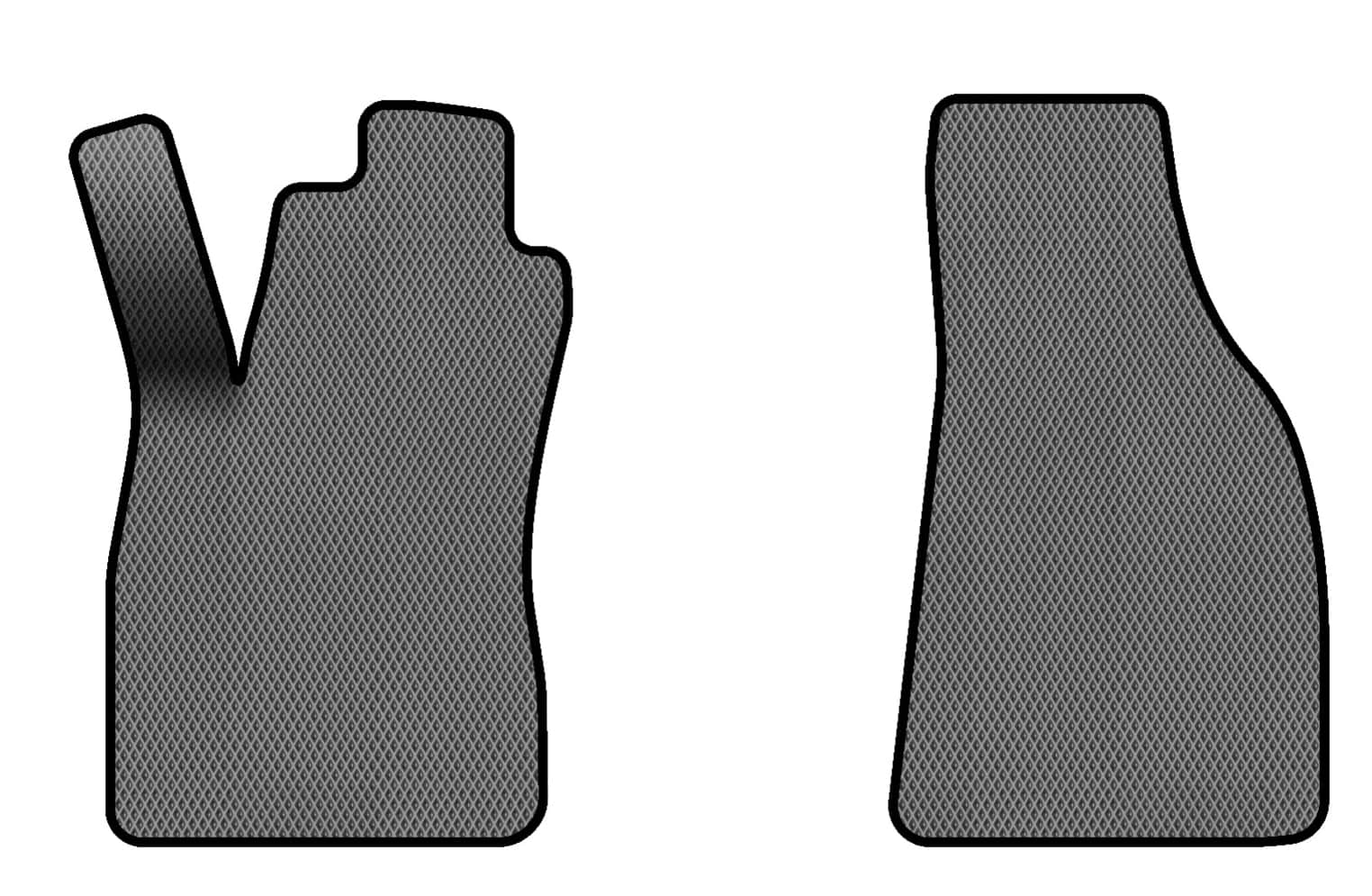 EVA килимки в салон авто передні EVAtech для A4 (B6) MT (4 clips) Audi 2000-2004 2 покоління Combi EU (AU12401AV2RGB)