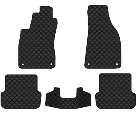 Коврики из экокожи в салон авто EVAtech ECO для A4 (B6) MT (4 clips) Audi 2000-2004 2 поколение Combi EU (AU12401CG5AV4BBB)