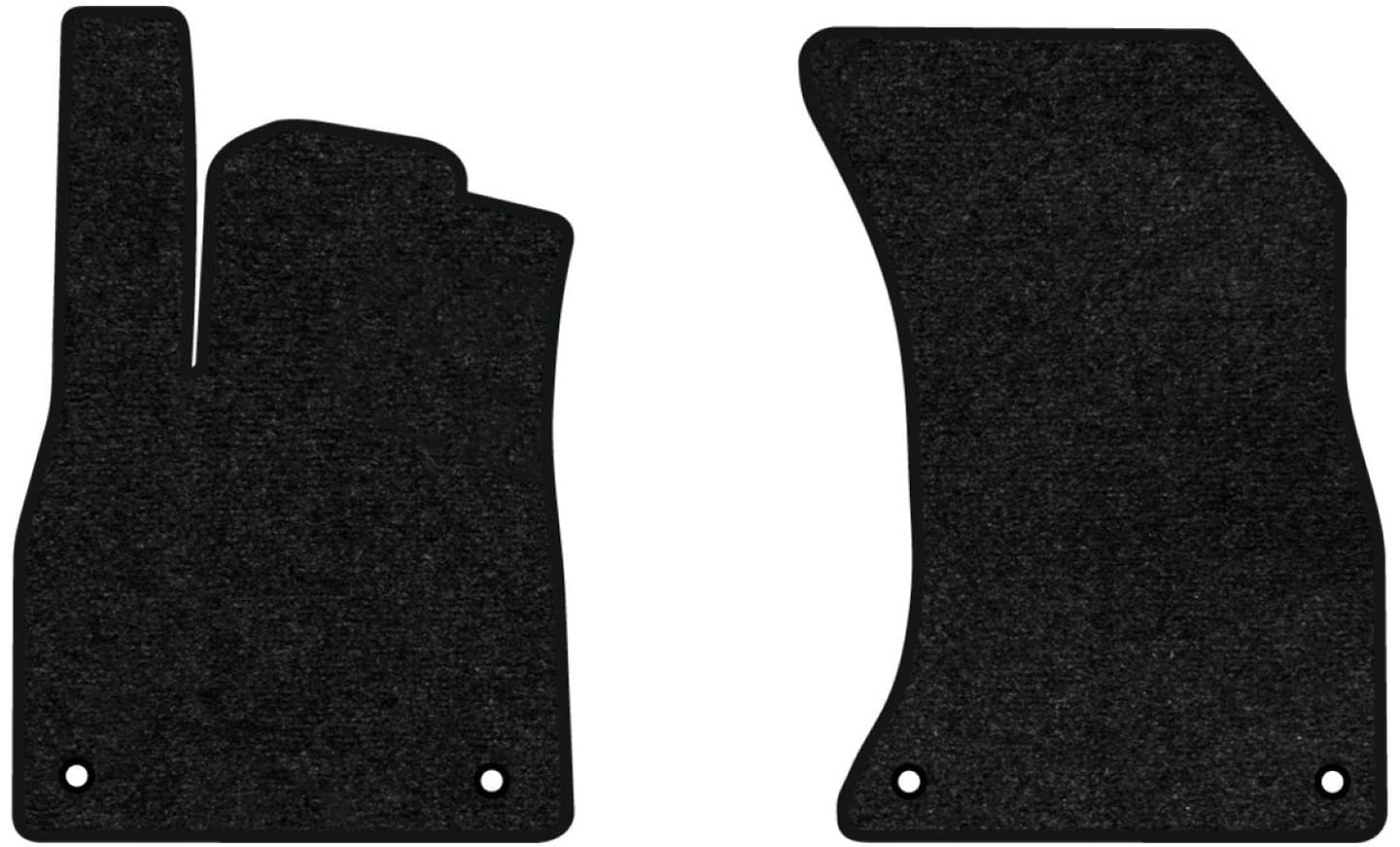 Килимки ворсові в салон авто EVAtech Standard для Audi Q5 (FY) Plug-in Hybrid 2017-2024 2 покоління SUV EU чорний кант AU13713A2AV4VEB