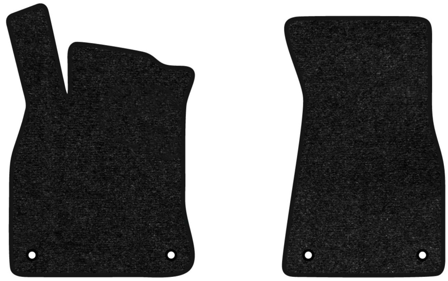 Килимки ворсові в салон авто EVAtech Standard для Audi A6 (C8) 2018 5 покоління Combi EU чорний кант AU13720A2AV4VEB