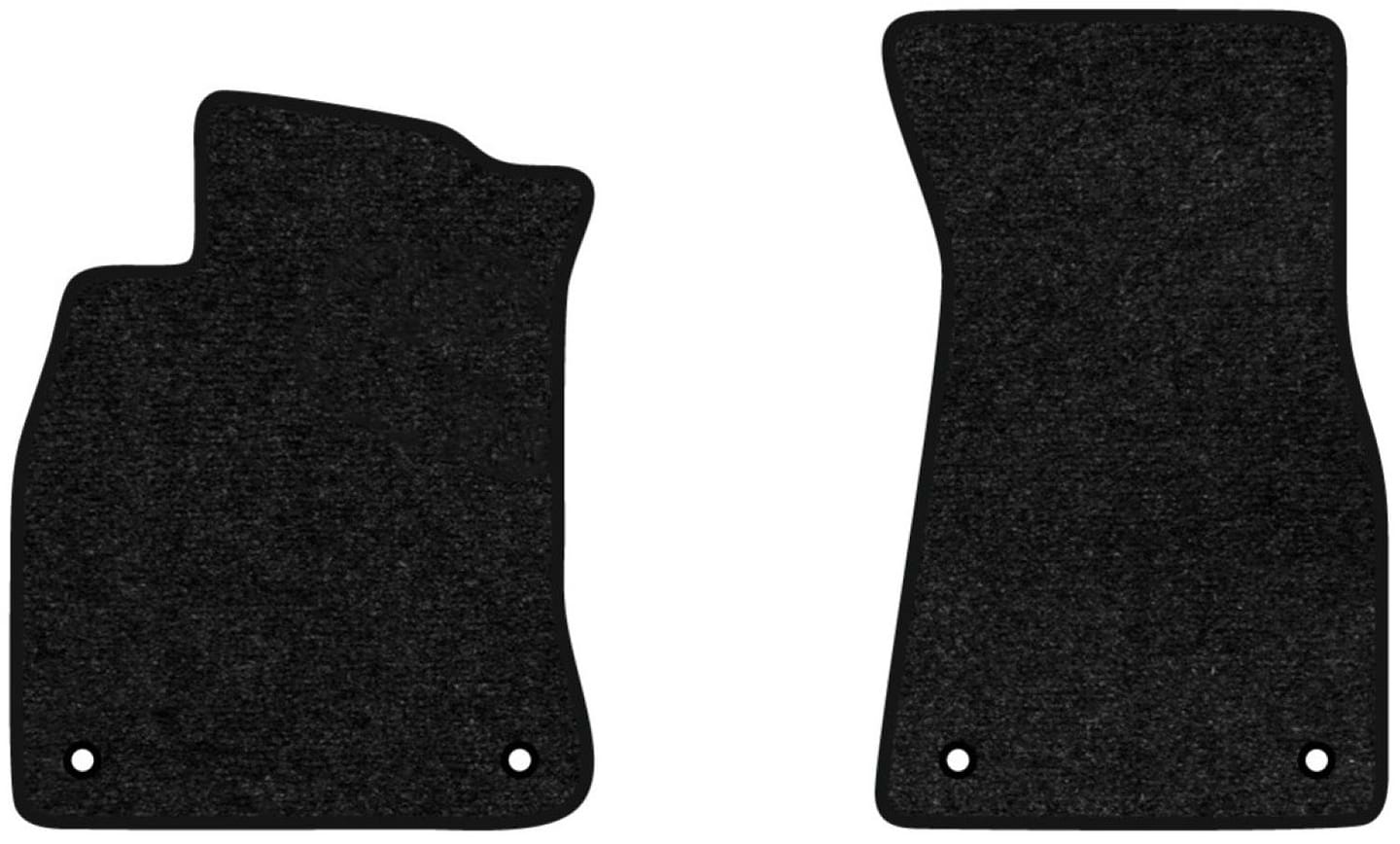 Коврики ворсовые в салон авто EVAtech Standard для Audi A6 (C8) 2018 5 поколение Combi EU черный кант AU13720AB2AV4VEB