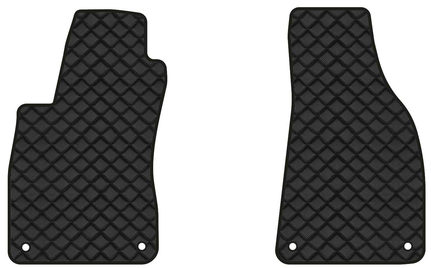 Коврики из экокожи в салон авто передние EVAtech ECO для A4 (B6) AT Audi 2000-2004 2 поколение Sedan EU AU1407AG2AV4BBB