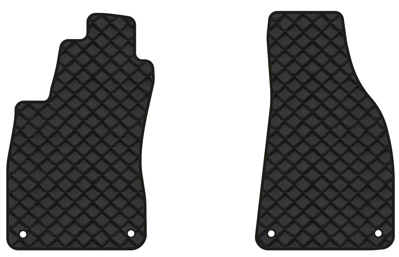 Коврики из экокожи в салон авто передние EVAtech ECO для A4 (B6) MT Audi 2000-2004 2 поколение Cabrio EU AU11498AG2AV4BBB