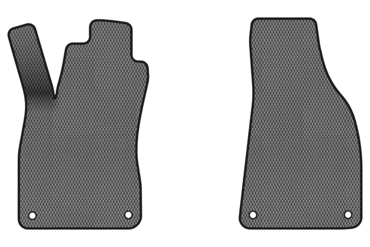 EVA килимки в салон авто передні EVAtech для A4 (B6) MT Audi 2000-2004 2 покоління Sedan EU (AU1408AV2AV4RGB)