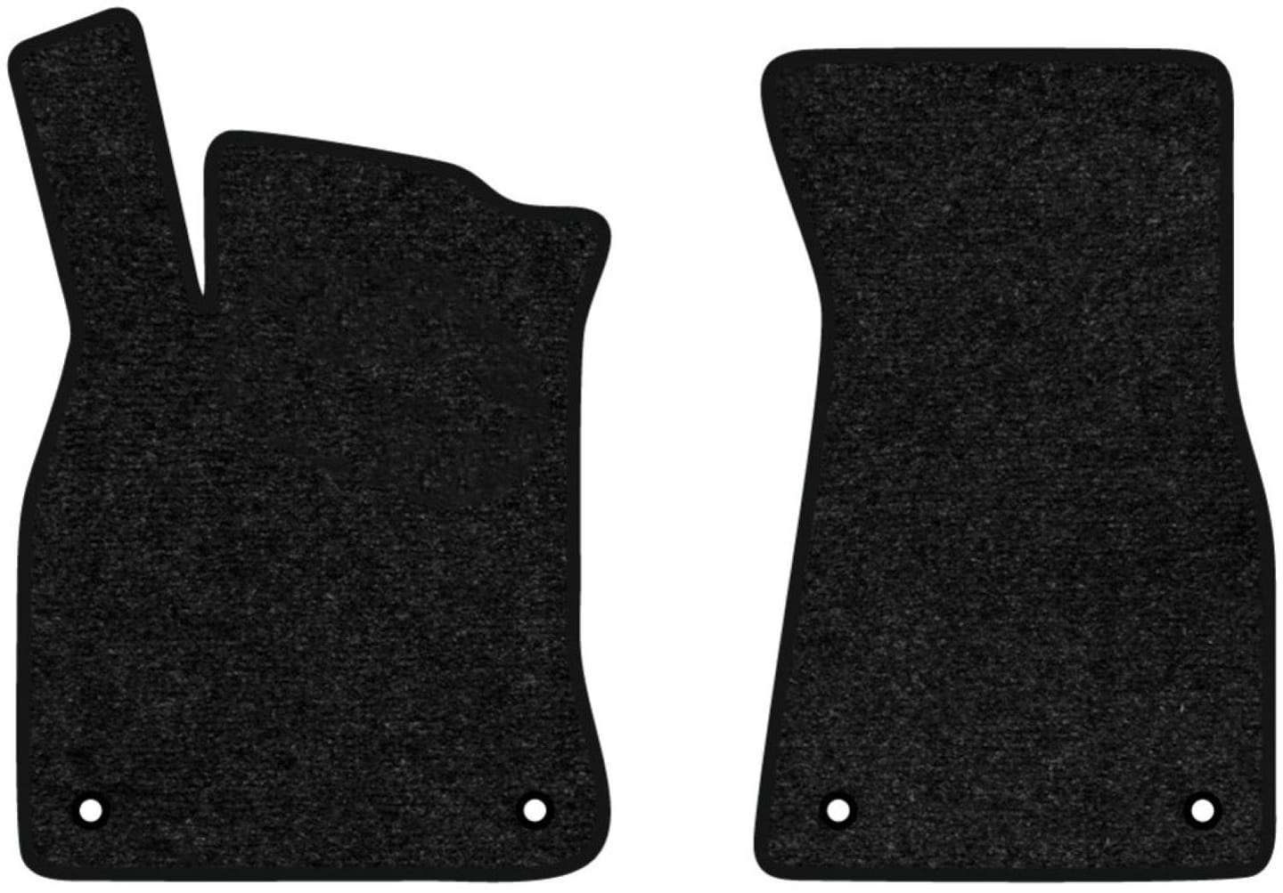 Коврики ворсовые в салон авто EVAtech Standard для Audi A6 Allroad Quattro (C8) 2018 5 поколение Combi EU черный кант AU14110A2AV4VEB