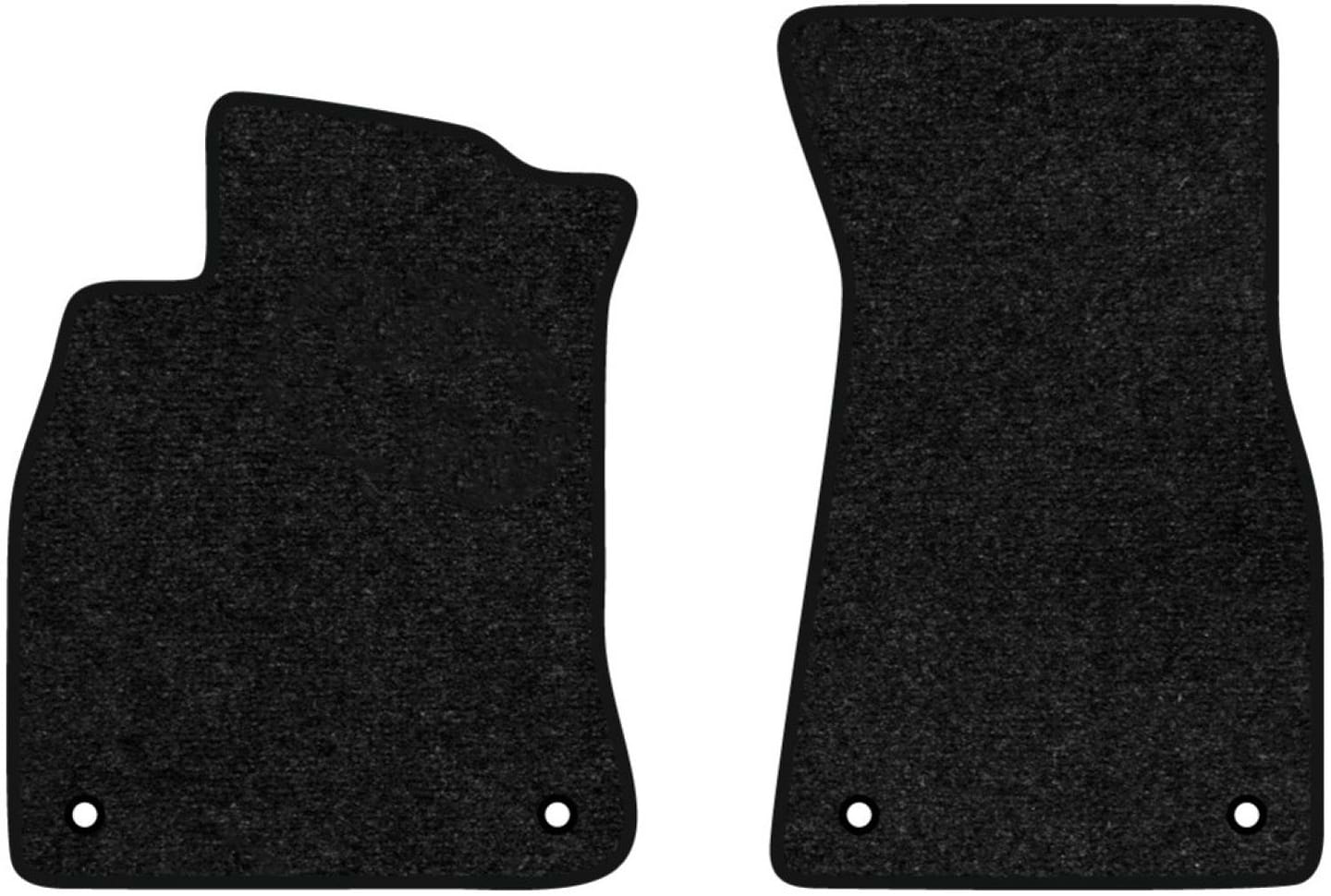 Коврики ворсовые в салон авто EVAtech Standard для Audi A6 Allroad Quattro (C8) 2018 5 поколение Combi EU черный кант AU14110AB2AV4VEB