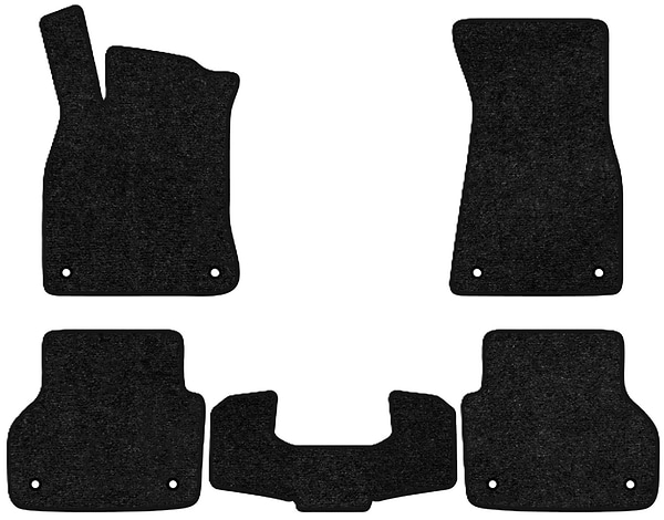 Фото - Коврики ворсовые в салон авто EVAtech Standard для Audi A6 Allroad Quattro (C8) 2018 5 поколение Combi EU черный кант AU14110CLK5AV8VEB