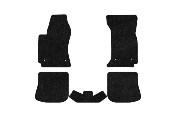 Коврики ворсовые в салон авто EVAtech Standard для Audi A4 (B5) 1994-1999 1 поколение Combi EU черный кант AU14120CB5TL4VEB