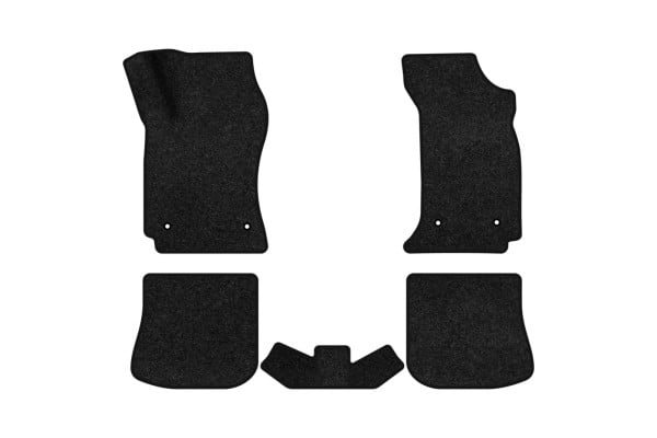 Коврики ворсовые в салон авто EVAtech Premium для Audi A4 (B5) 1994-1999 1 поколение Combi EU черный кант AU14120CE5TL4VPB