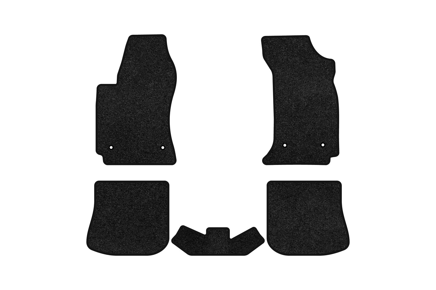 Коврики ворсовые в салон авто EVAtech Premium для Audi A4 (B5) 1994-1999 1 поколение Combi EU черный кант AU14120CG5TL4VPB