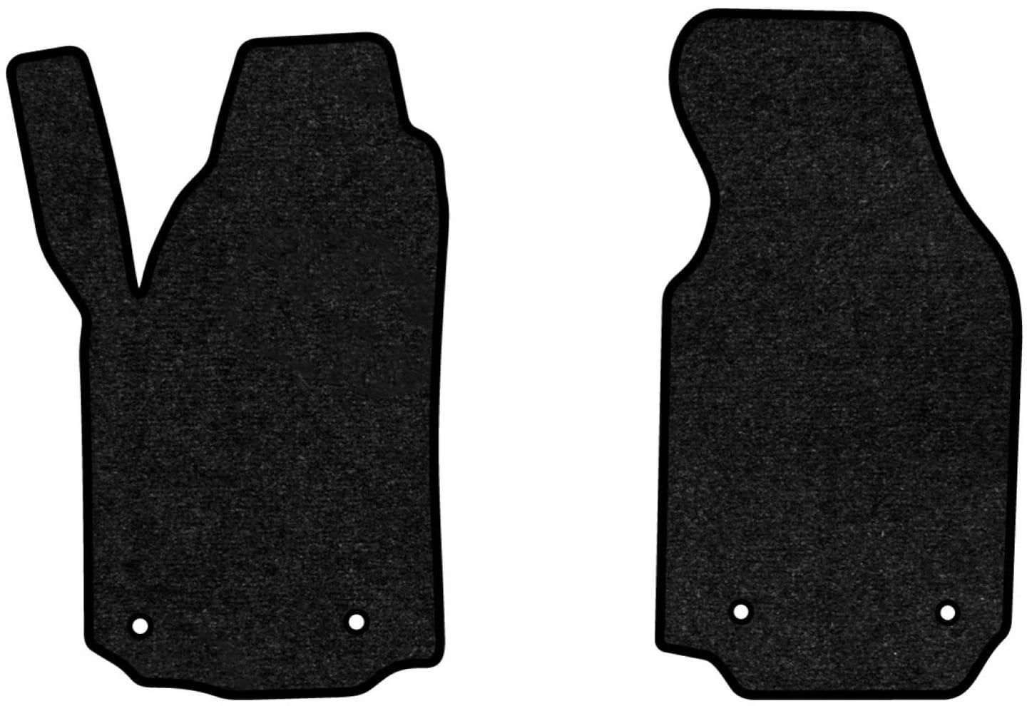 Килимки ворсові в салон авто EVAtech Standard для Audi A6 (C4) 1994-1997 1 покоління Combi EU чорний кант AU1415AV2AV4VEB