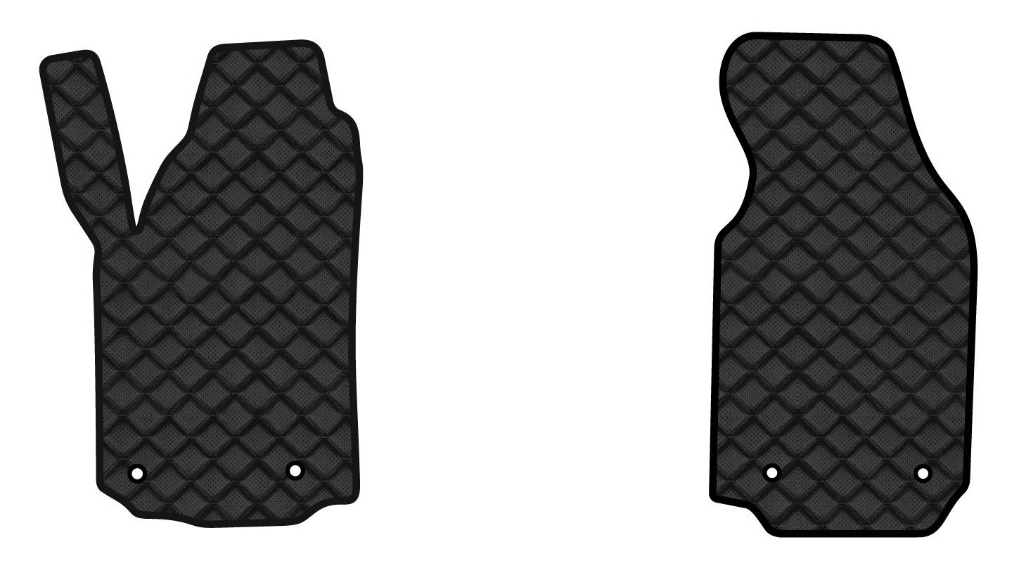 Коврики из экокожи в салон авто передние EVAtech ECO для A6 (C4) Audi 1994-1997 1 поколение Sedan EU AU1416AV2AV4BBB