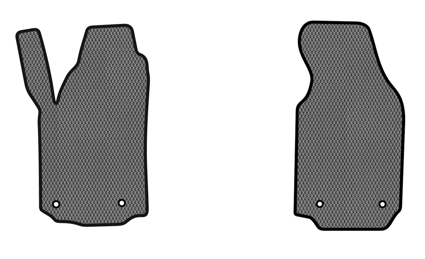 EVA килимки в салон авто передні EVAtech для A6 (C4) Audi 1994-1997 1 покоління Sedan EU (AU1416AV2AV4RGB)