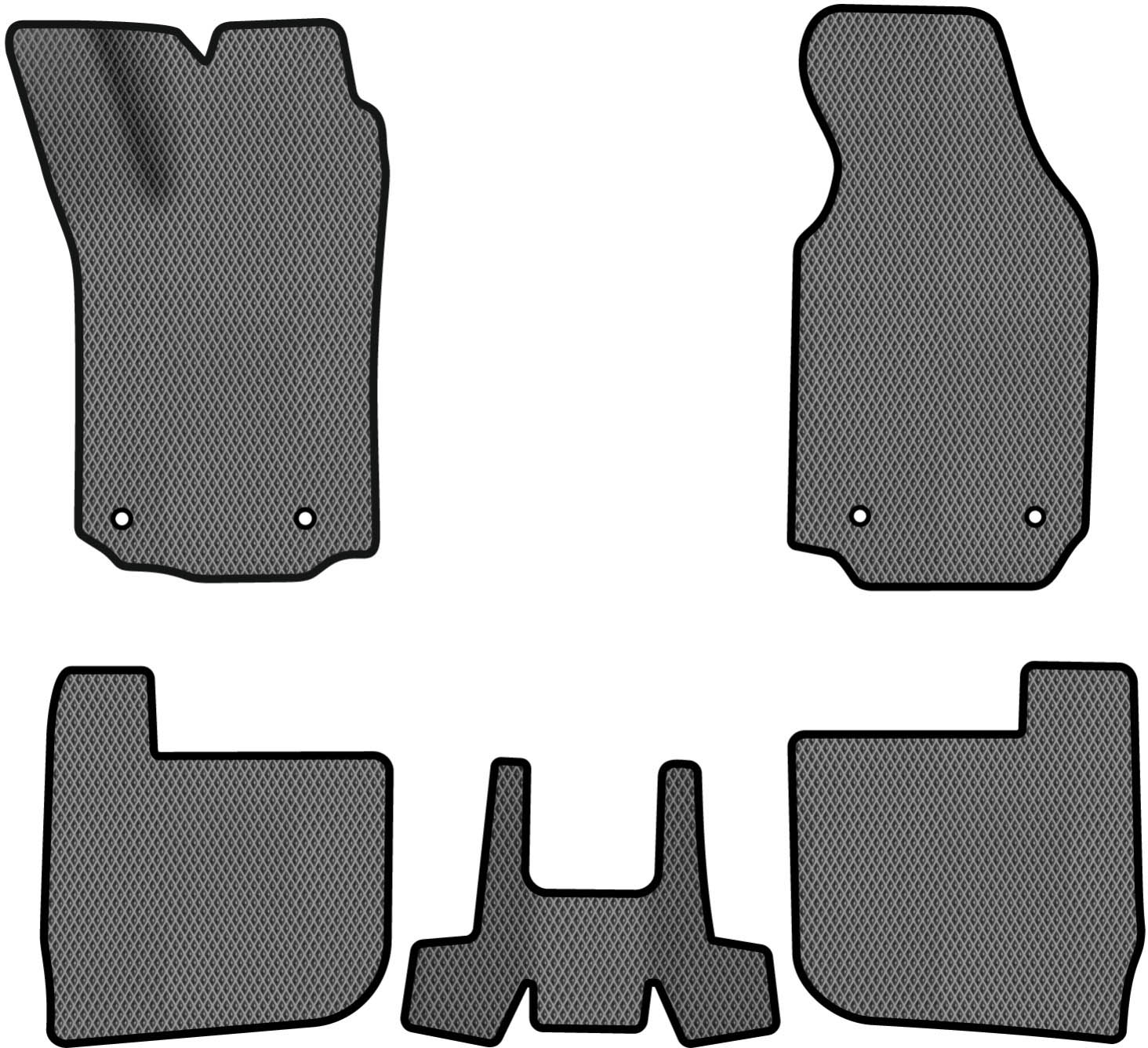 EVA коврики в салон авто EVAtech для A6 (C4) Audi 1994-1997 1 поколение Sedan EU (AU1416CE5AV4RGB)