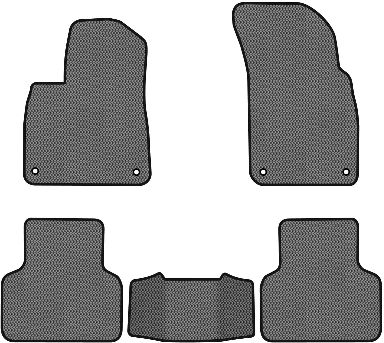EVA коврики в салон авто EVAtech для Q8 Audi 2018 1 поколение SUV EU (AU1571CGB5AV4RGB)