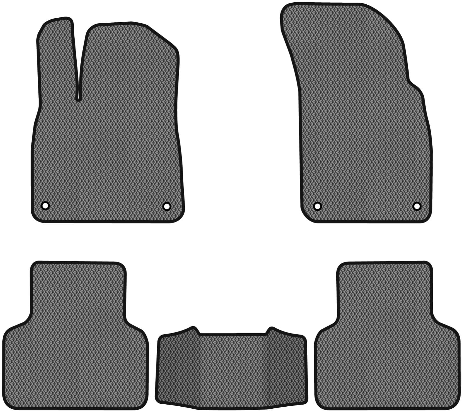 EVA коврики в салон авто EVAtech для Q8 Audi 2018 1 поколение SUV EU (AU1571CVB5AV4RGB)