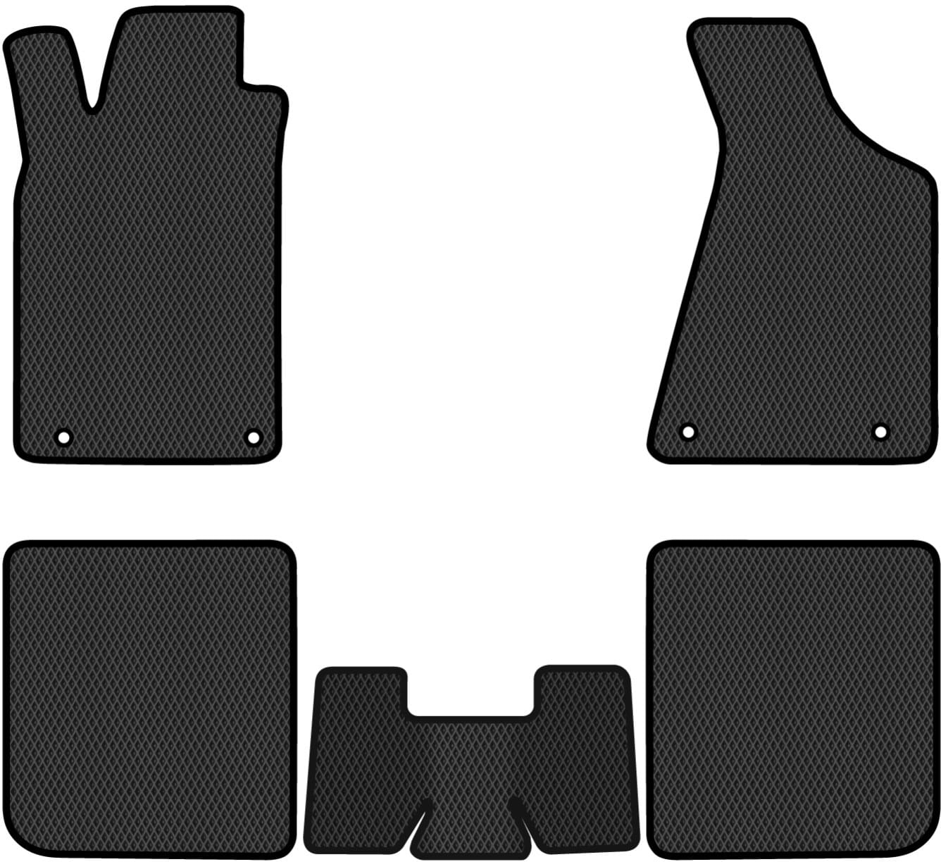 EVA коврики в салон авто EVAtech для 80 (B4) Audi 1991-1995 4 поколение Sedan EU (AU21093CV5AV4RBB)