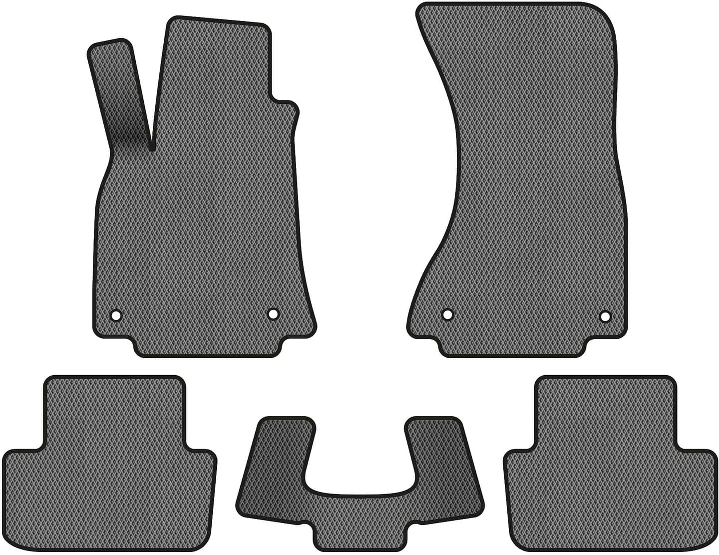EVA коврики в салон авто EVAtech для A4 (B8) Audi 2008-2011 4 поколение Sedan EU (AU31001C5AV4RGB)