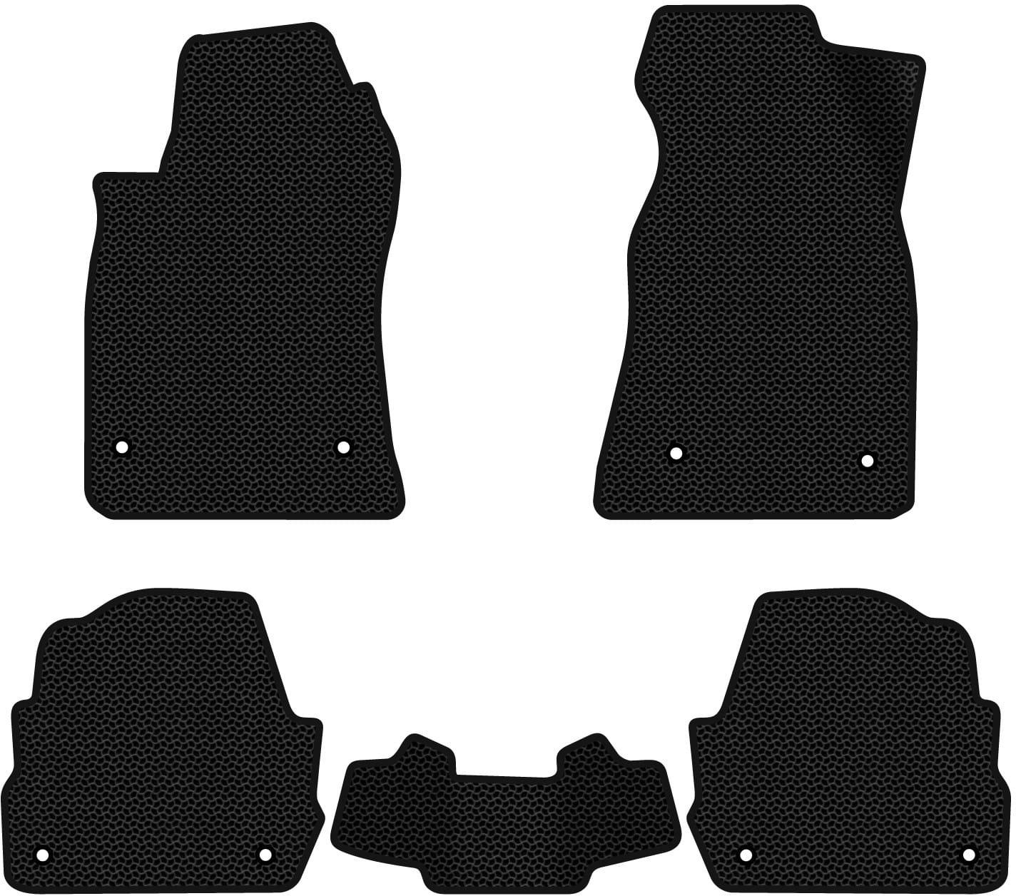 EVA коврики в салон авто EVAtech для A6 (C5) 4WD Restyling Audi 2001-2004 2 поколение Sedan EU (AU31012CBK5AV8KBB)