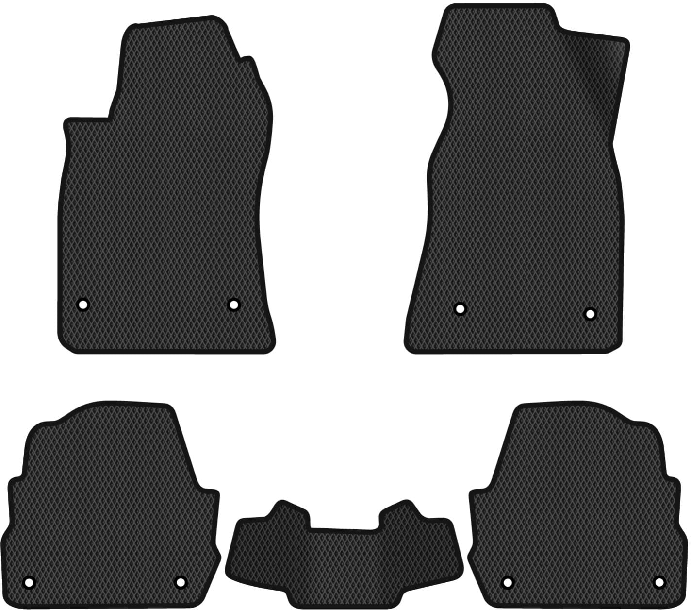 EVA коврики в салон авто EVAtech для A6 (C5) 4WD Restyling Audi 2001-2004 2 поколение Sedan EU (AU31012CBK5AV8RBB)