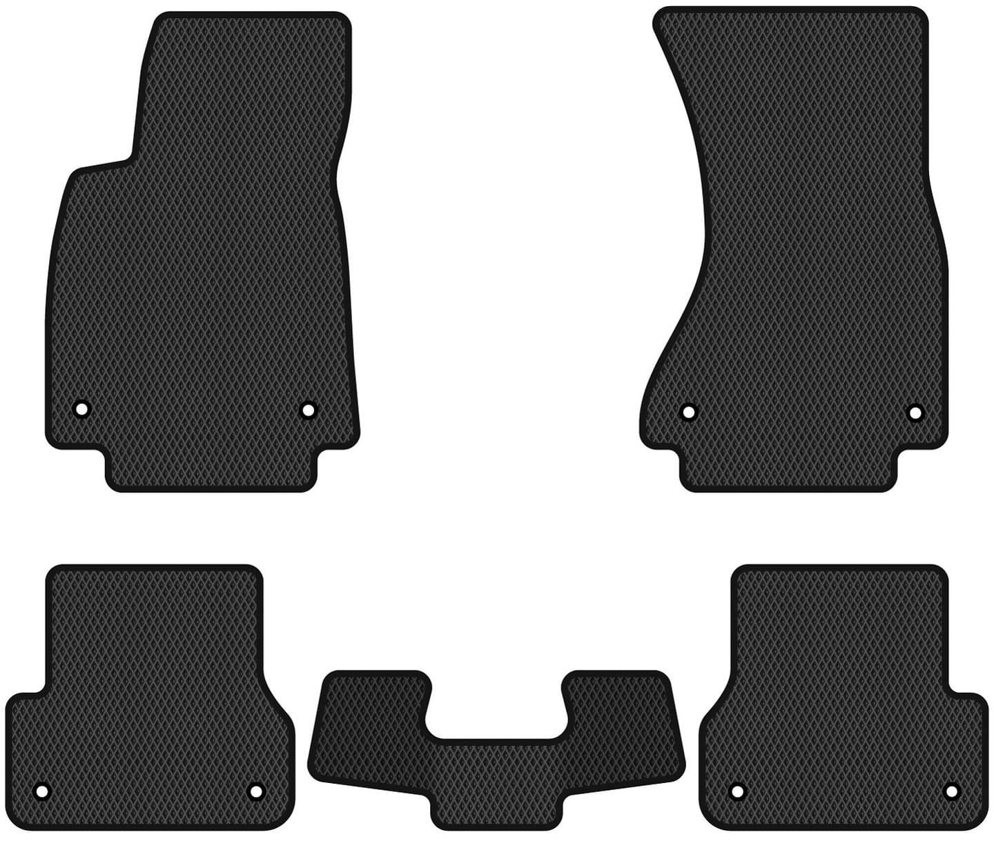 EVA коврики в салон авто EVAtech для A6 (C7) Audi 2011-2017 4 поколение Combi EU (AU31087CB5AV8RBB)