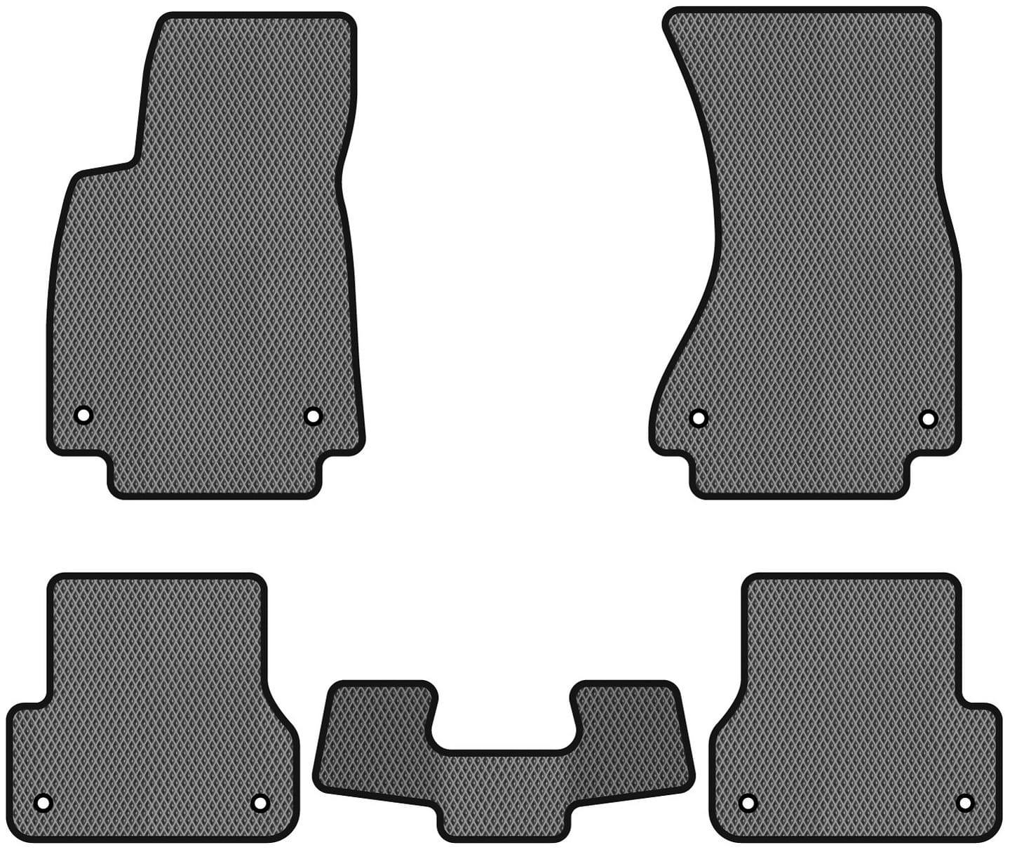 EVA коврики в салон авто EVAtech для A6 (C7) Audi 2011-2017 4 поколение Combi EU (AU31087CB5AV8RGB)