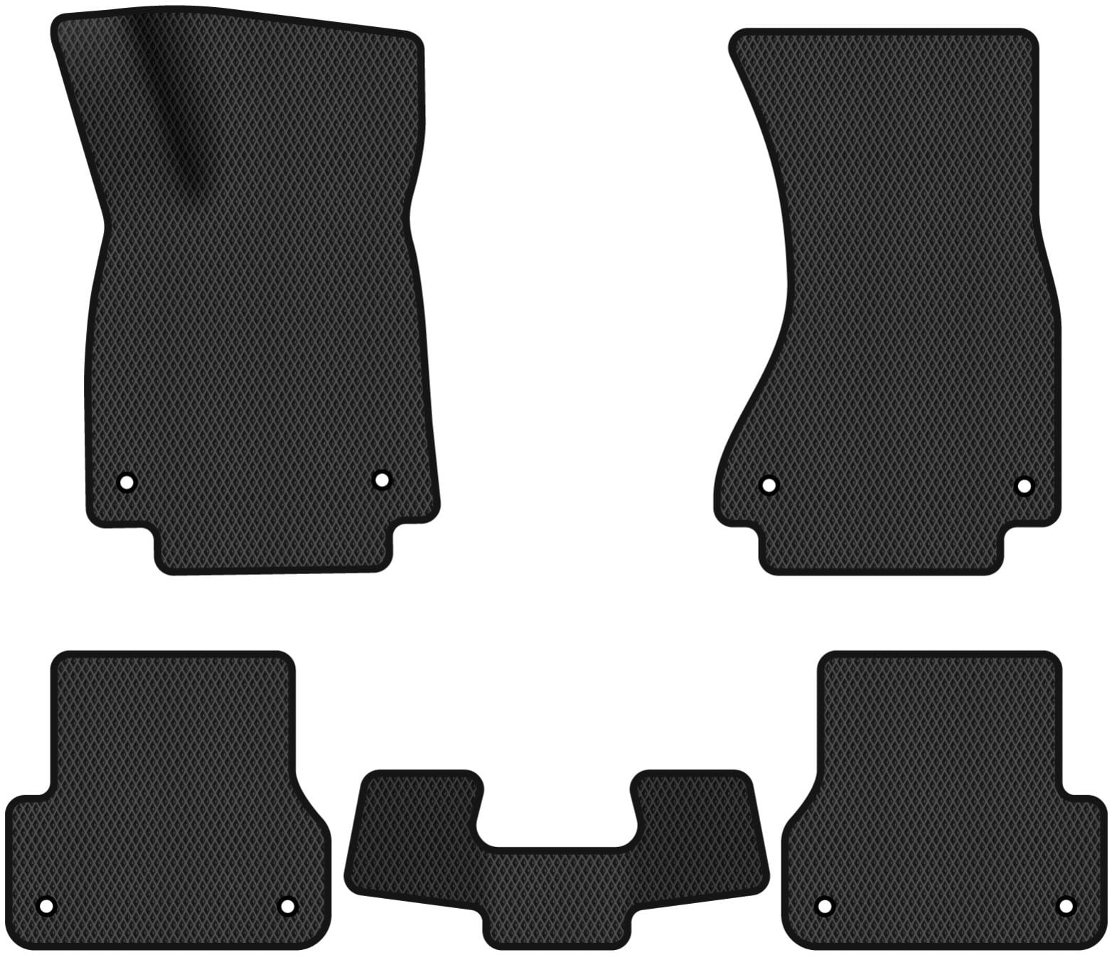 EVA килимки в салон авто EVAtech для A6 (C7) Audi 2011-2017 4 покоління Combi EU (AU31087CD5AV8RBB)