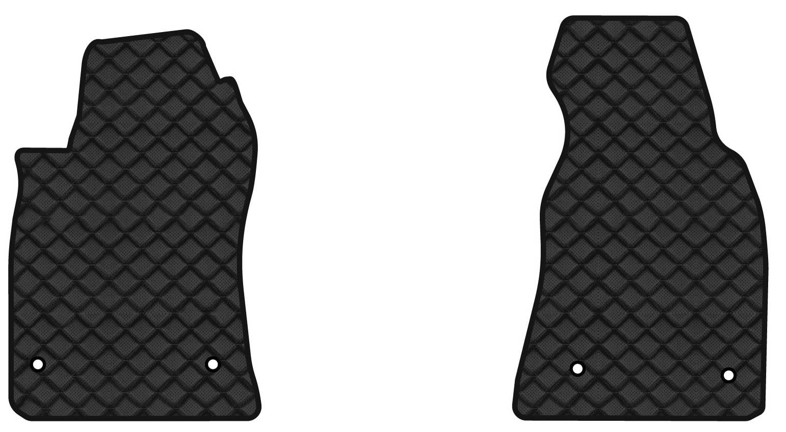 Коврики из экокожи в салон авто передние EVAtech ECO для A6 (C5) FWD Restyling Audi 2001-2004 2 поколение Combi EU AU32841AG2AV4BBB