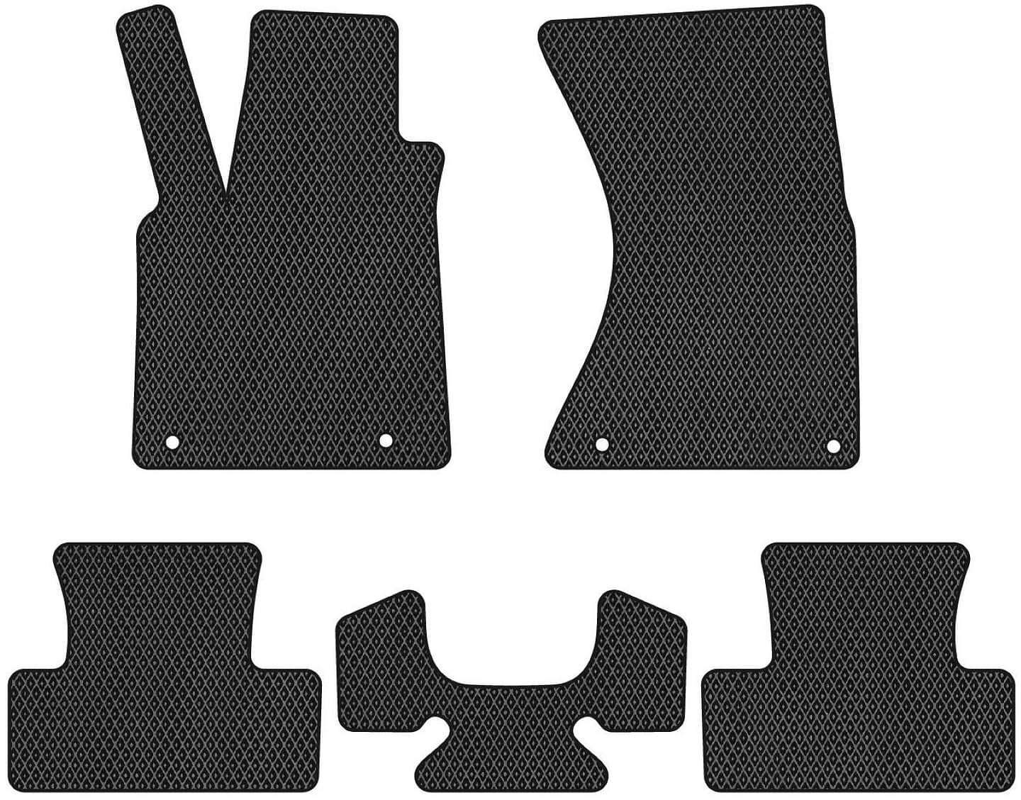 EVA коврики в салон авто EVAtech для Q5 (8R) Audi 2008-2012 1 поколение SUV EU (AU31576C5AV4RBB)