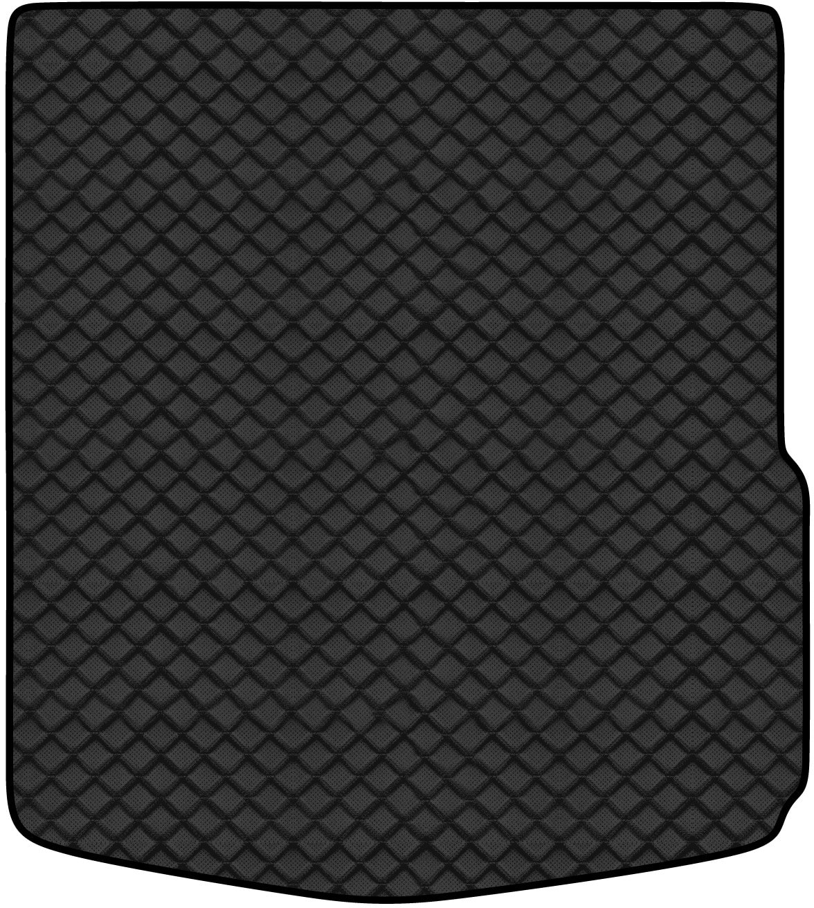 Килимок з екошкіри в багажник авто EVAtech ECO для A6 (C6) Audi 2004-2008 3 покоління Sedan EU AU3163B1BBLB