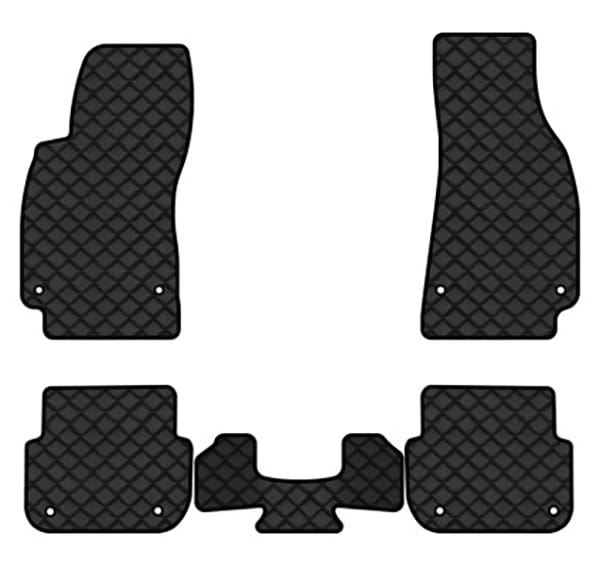 Килимки з екошкіри в салон авто EVAtech ECO для A6 (C6) Audi 2004-2008 3 покоління Sedan EU AU3163CG5AV8BBLB