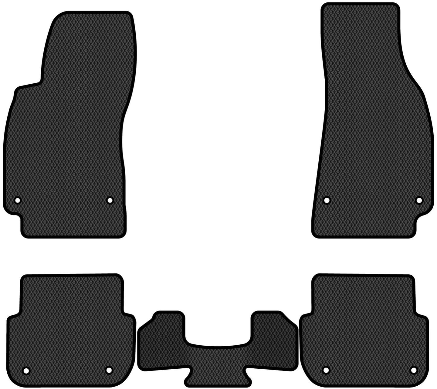 EVA коврики в салон авто EVAtech для A6 (C6) Audi 2004-2008 3 поколение Sedan EU (AU3163CG5AV8RBB)