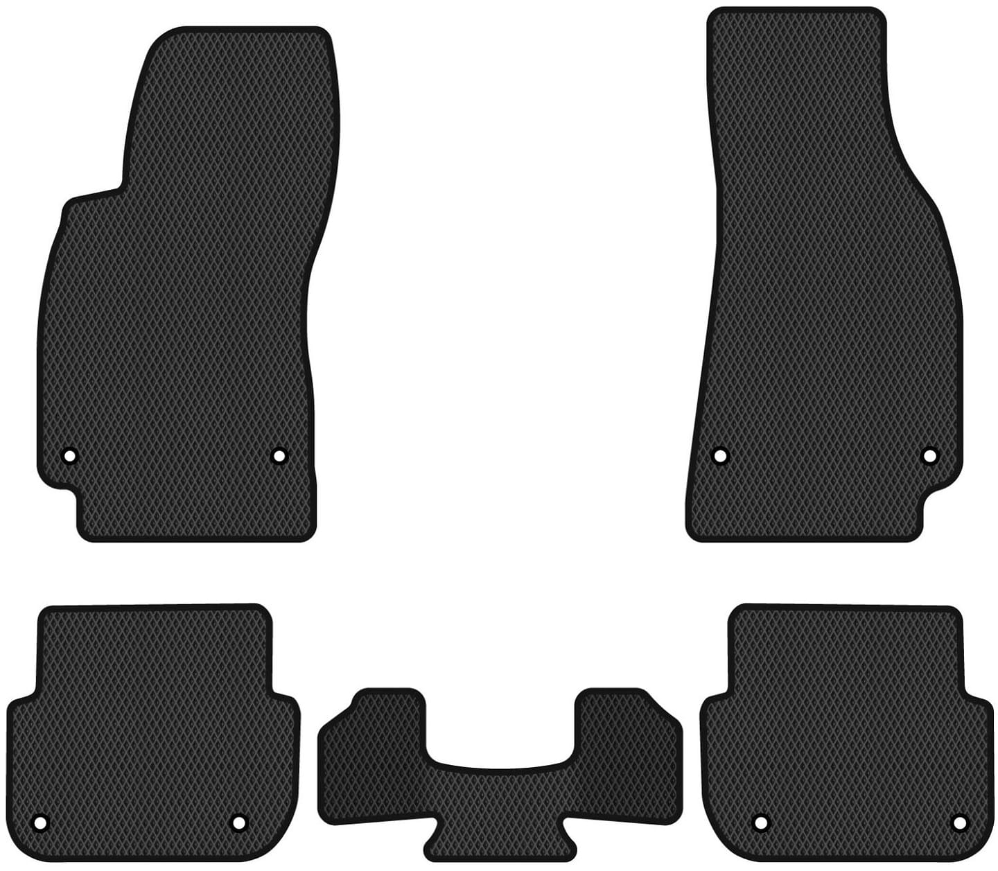 EVA коврики в салон авто EVAtech для A6 (C6) Audi 2004-2008 3 поколение Combi EU (AU3164CG5AV8RBB)