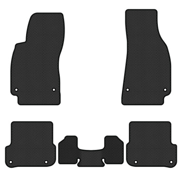 Фото - Килимки з екошкіри в салон авто EVAtech ECO для A6 (C6) Restyling Audi 2008-2011 3 покоління Combi EU AU3166CG5AV7BBB