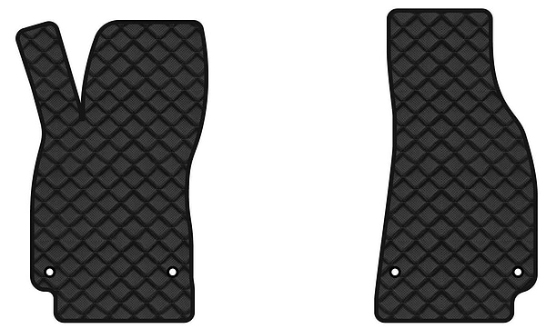 Фото - Коврики из экокожи в салон авто передние EVAtech ECO для A6 (C6) Avant Audi 2005-2008 3 поколение Combi EU AU12364AV2AV4BBB