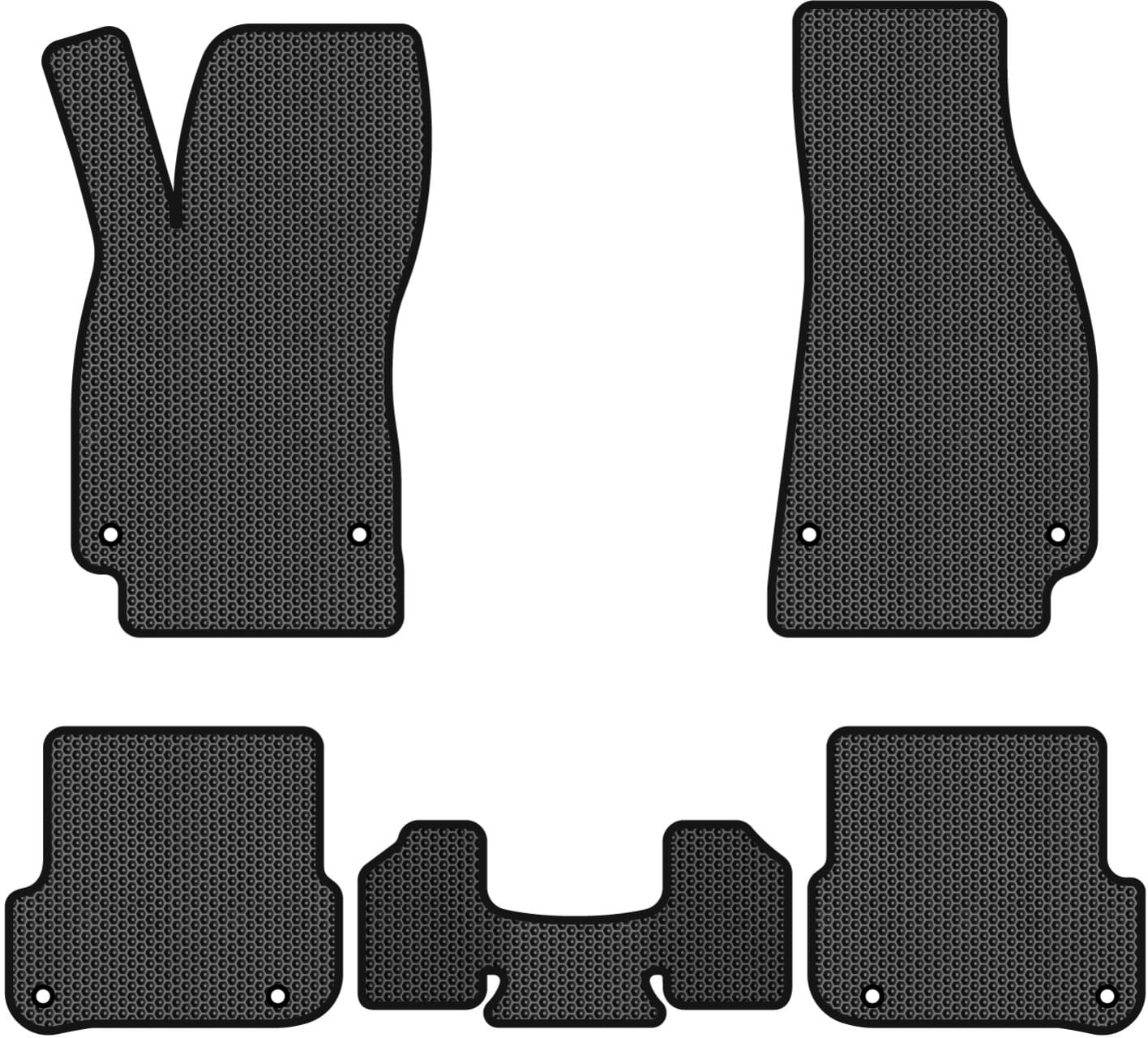 EVA килимки в салон авто EVAtech для A6 (C6) Restyling Audi 2008-2011 3 покоління Combi EU (AU3166CV5AV8SBB)