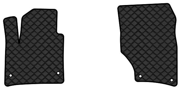 Фото - Коврики из экокожи в салон авто передние EVAtech ECO для Q7 (4L) 7 seats Audi 2005-2015 1 поколение SUV USA AU32339A2AV4BBLB