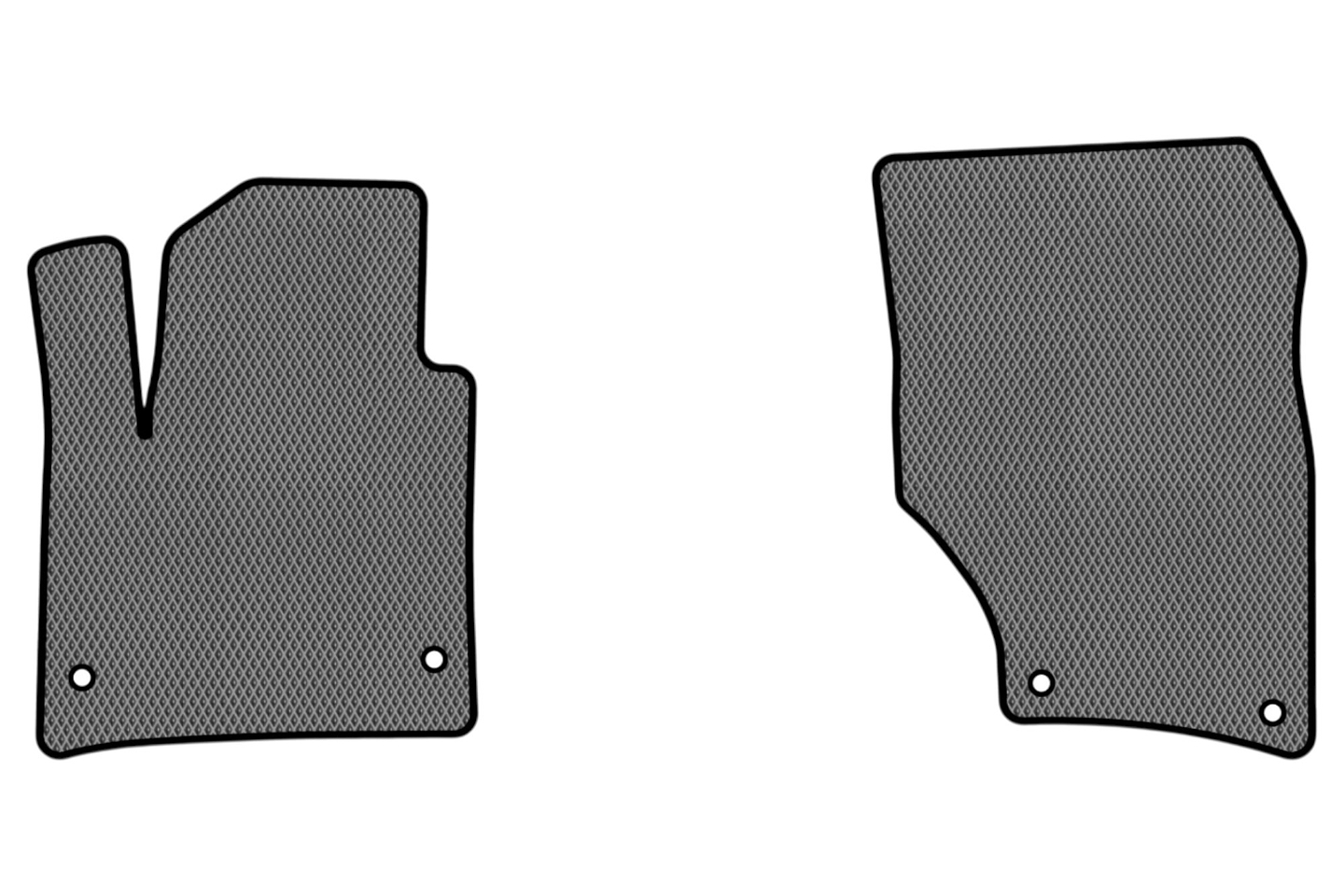EVA коврики в салон авто передние EVAtech для Q7 (4L) 7 seats Audi 2005-2015 1 поколение SUV USA (AU32339A2AV4RGB)