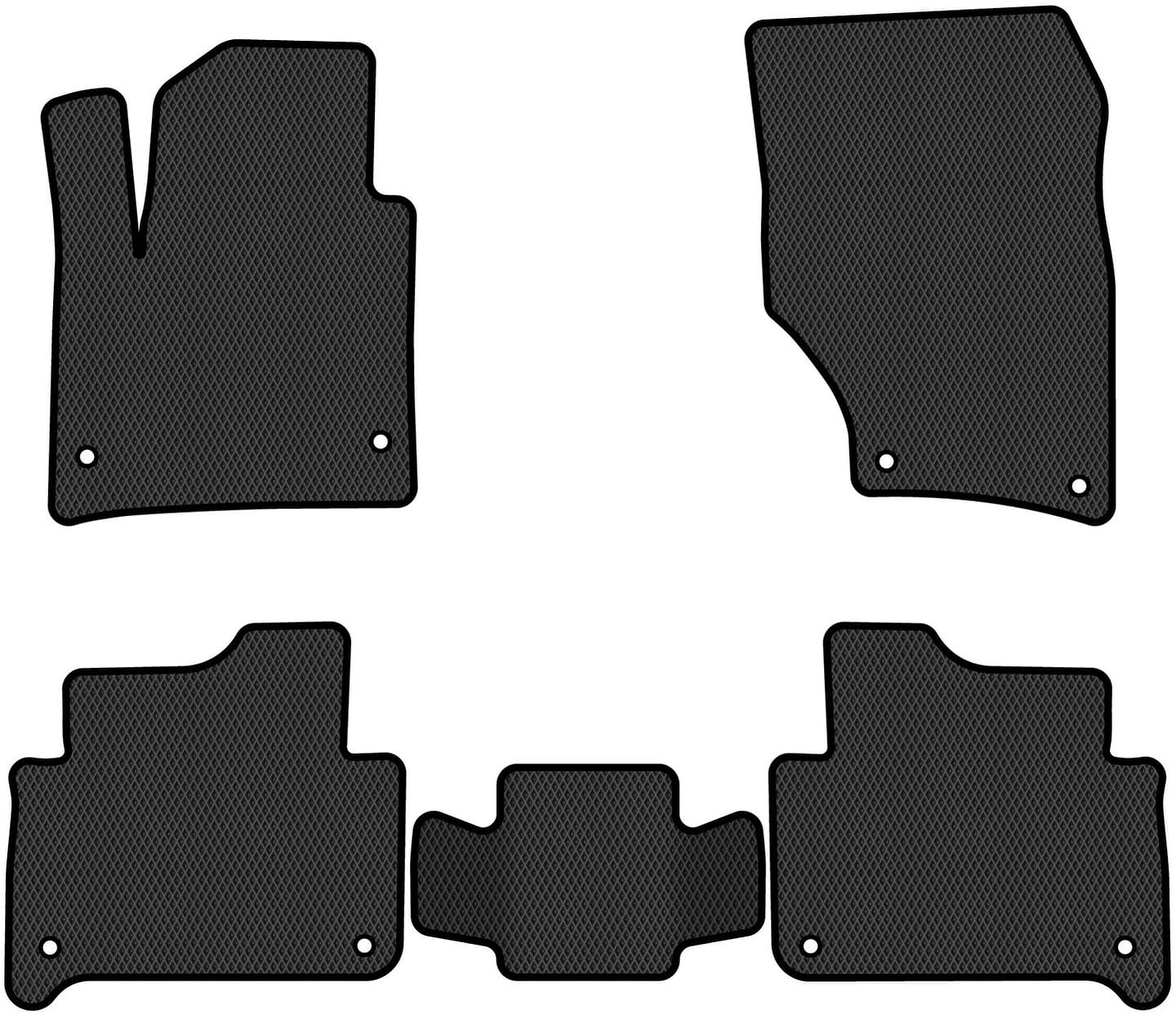 EVA килимки в салон авто EVAtech для Q7 (4L) 7 seats Audi 2005-2015 1 покоління SUV USA (AU32339C5AV8RBB)